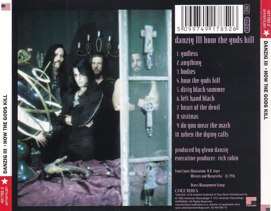 Danzig 3, Audio-CD
