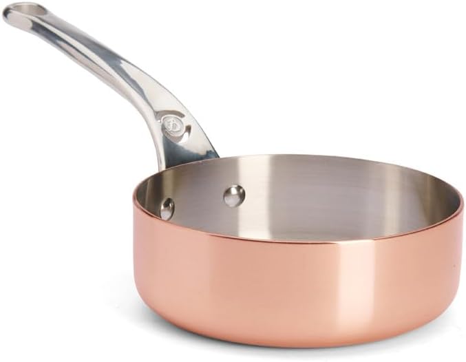 De Buyer Sauteuse, Kupfer, Braun, 16 cm Braun 15.2 x 16 x 6.1 cm, Braun 15.2 x 16 x 6.1 cm