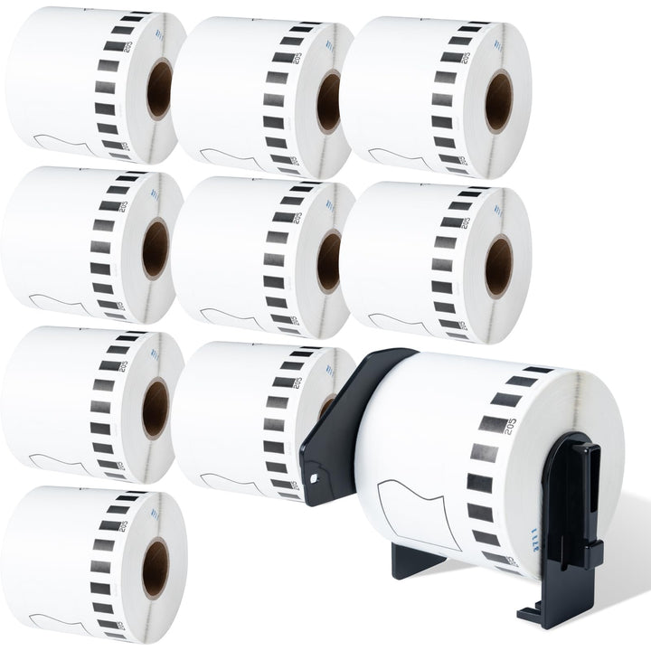 DK-22205 Endlosetiketten 62mm x 30,48m Etikettenrolle 10 Etiketten DK22205 Selbstklebende Etiketten