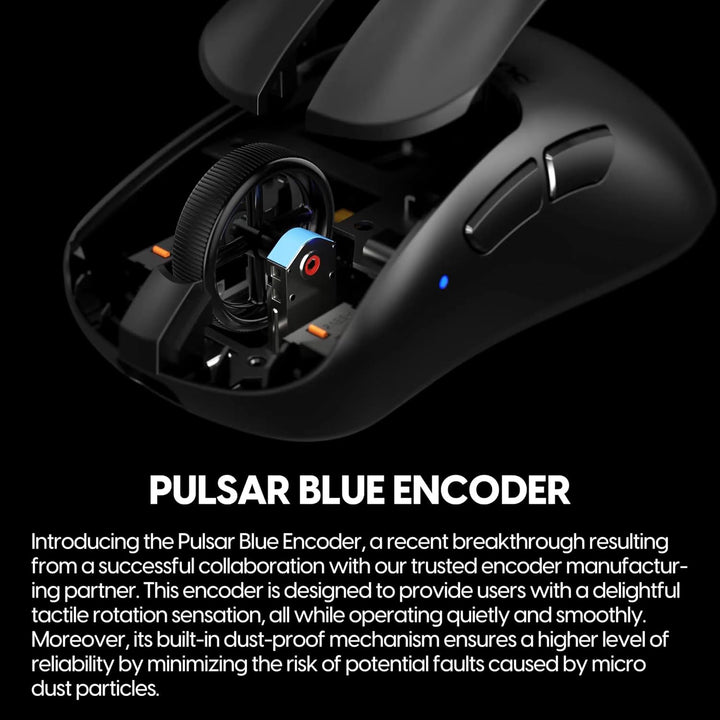 Pulsar Gaming Gears Xlite V3 Medium (Medium, Schwarz) Medium Xlite V3 Black, Medium ergonomic gaming