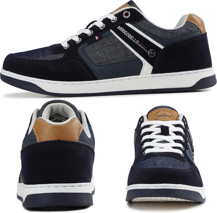 ARRIGO BELLO Freizeitschuhe Herren Sneaker PU Leder Walkingschuhe Atmungsaktive Athletic Formal Clas