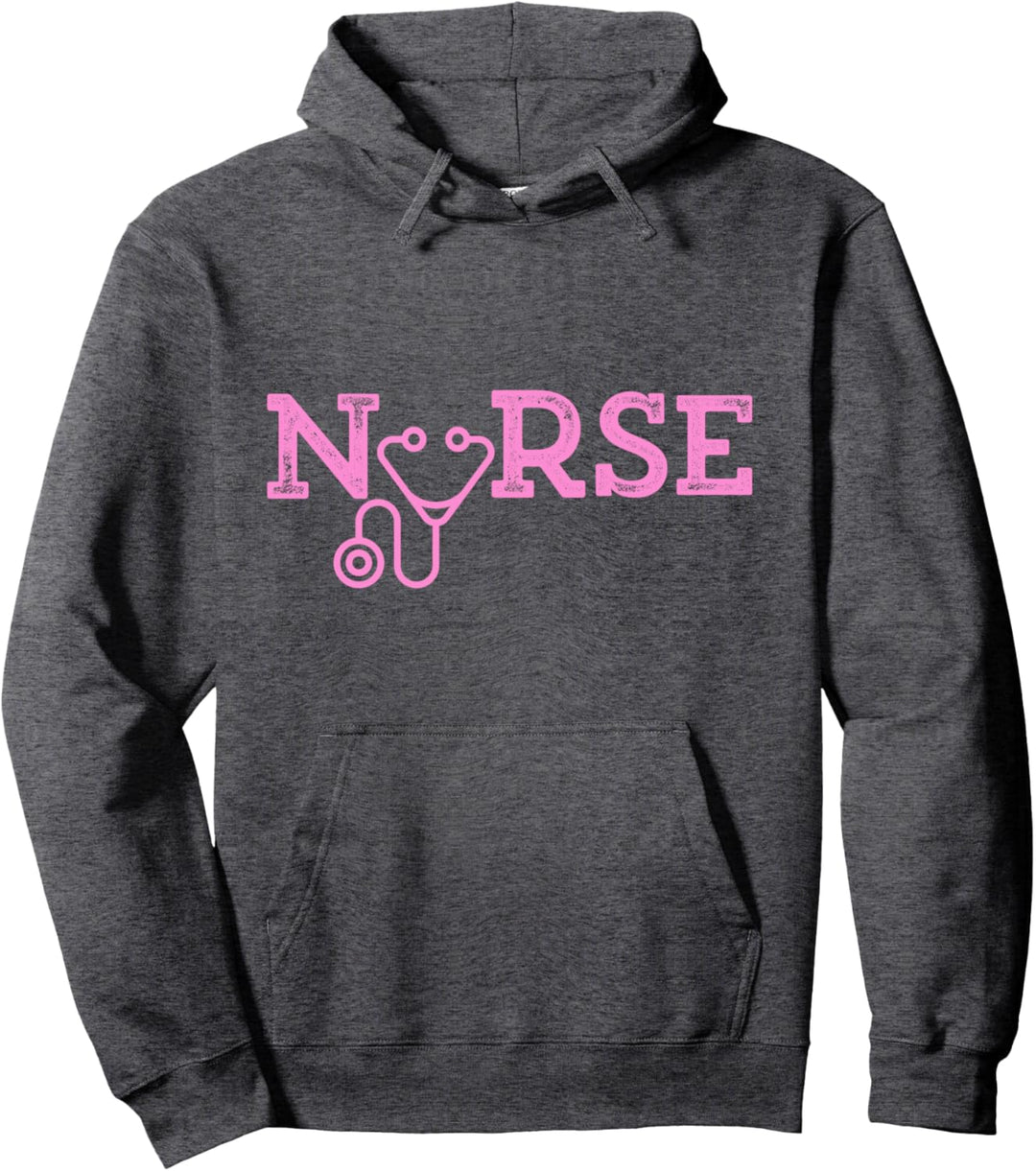 Nurse Gift Stethoscope Pullover Hoodie