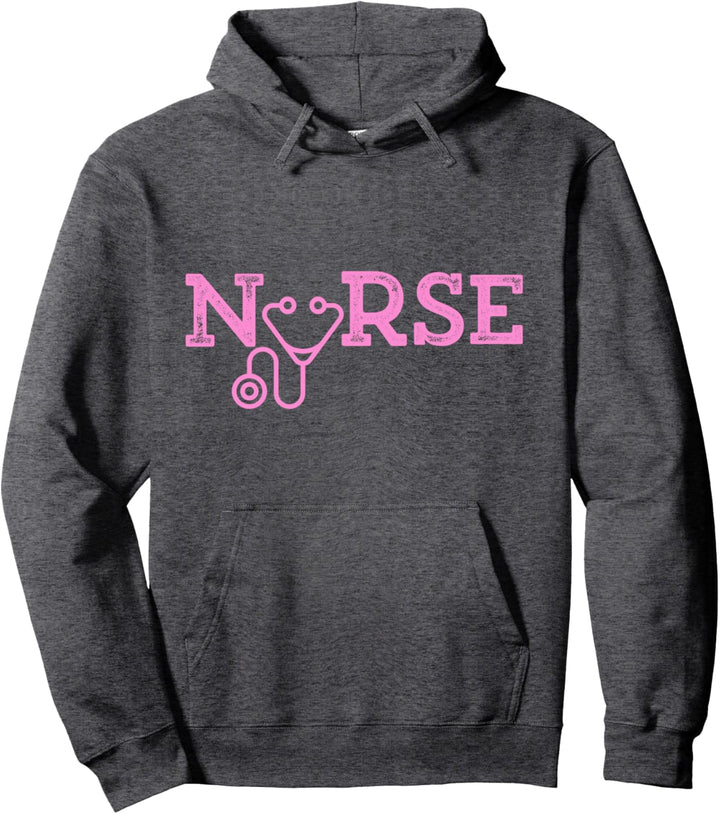 Nurse Gift Stethoscope Pullover Hoodie