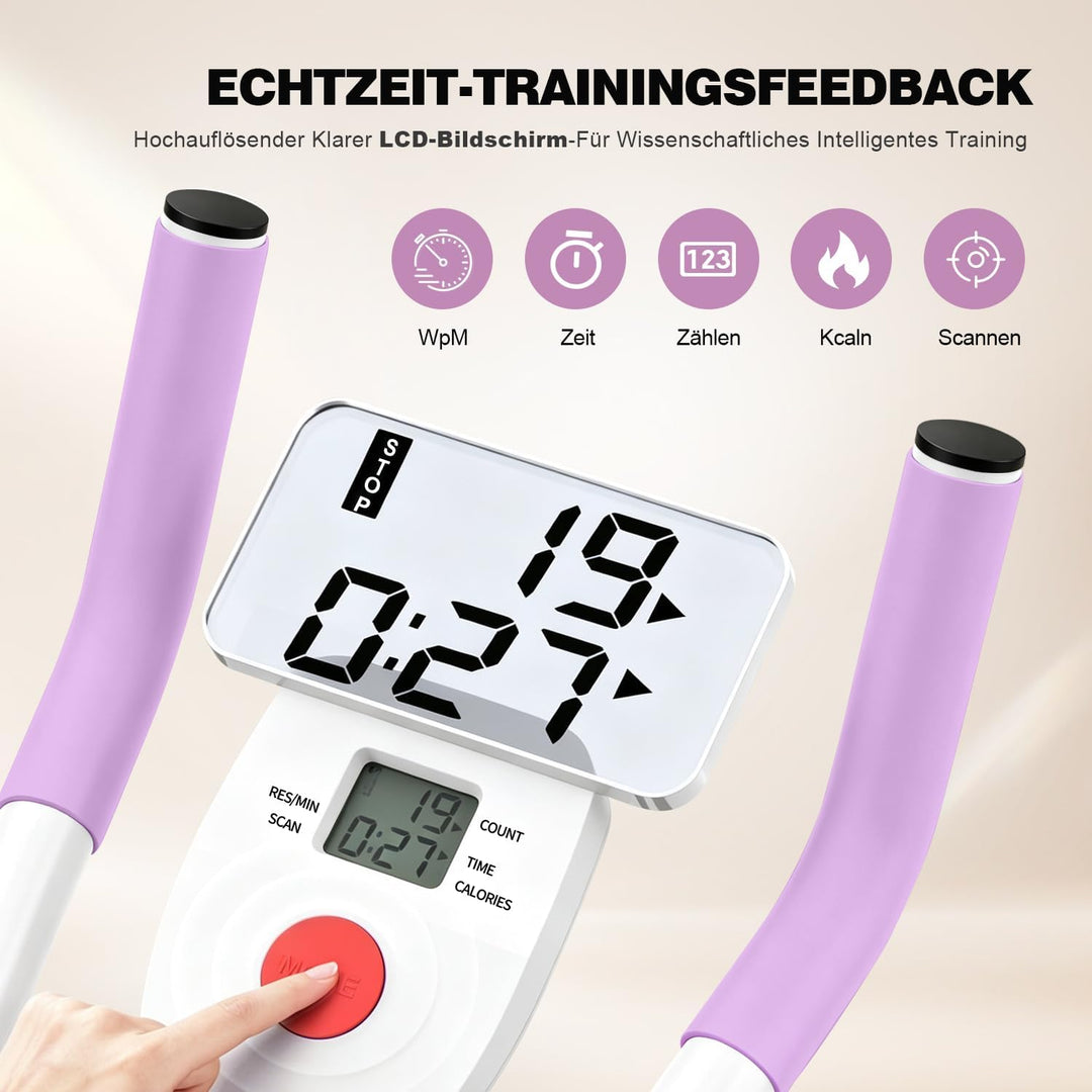 Bauchtrainer für Zuhause, Verstellbares&amp;Klappbar Bauchmuskeltrainer Basis Rückenlehne-Lila, Basis Rü