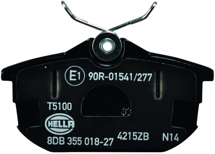 HELLA PAGID 8DB 355 018-271 Bremsbelagsatz - T5100 - Dicke/Stärke: 16.8mm - Bremssystem: Lucas - mit
