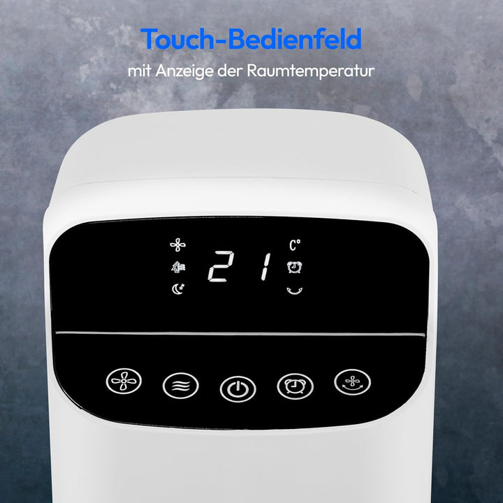 MEDION P15 TF Turmventilator mit Fernbedienung (5 Geschwindigkeitsstufen, leiser Schlafmodus, 45 Wat