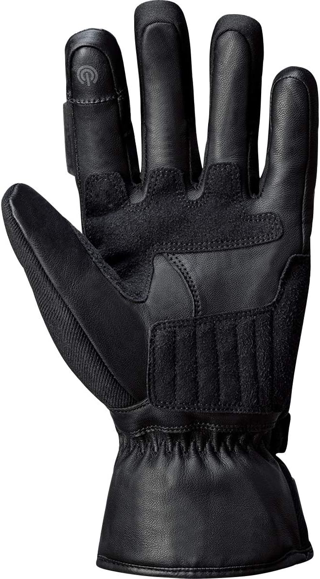 IXS Motorradhandschuhe kurz Motorrad Handschuh Torino-Evo-ST 3.0 Classic Handschuh schwarz XL, Herre