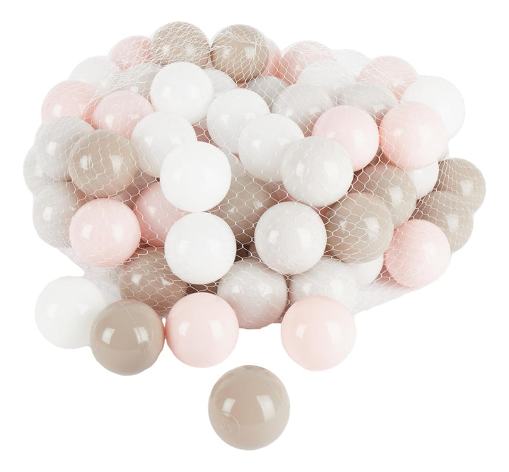 Bieco Bälle für Bällebad Cotton | 100 Stück | Bunte Bälle | Bällebad Kinder | Bällebad Baby | Bälleb