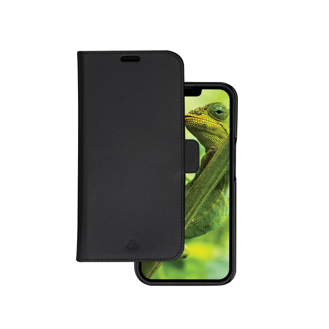 dbramante1928 - Lynge Hülle für iPhone X/Xs - Klapphülle aus robustem, hochwertigem Leder - Mit Kart