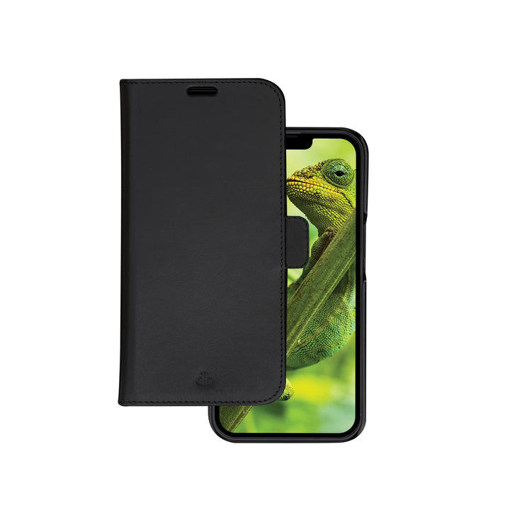dbramante1928 - Lynge Hülle für iPhone X/Xs - Klapphülle aus robustem, hochwertigem Leder - Mit Kart