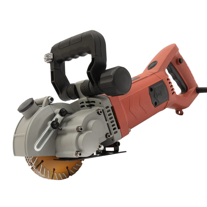Mauernutfräse Schlitzfräse - 4800W Vollkupfermotor - 6200rpm - Beton Ziegel Stahl - für Bau und Deko