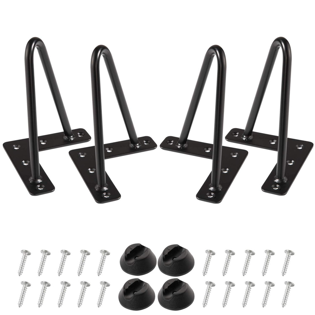 6 Zoll Haarnadel Beine, Heavy Duty Metal Tischbeine für Schrank, Kleiderschrank, TV-Schränke, Schubl