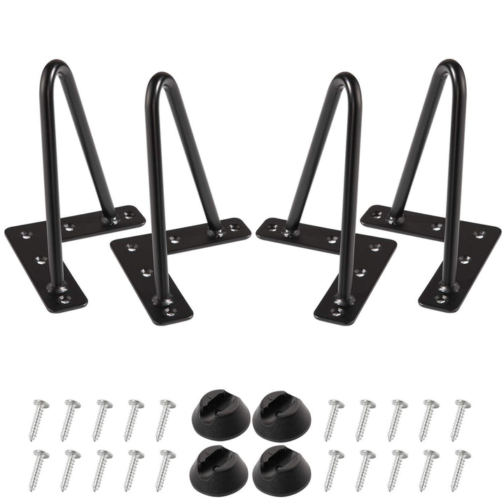 6 Zoll Haarnadel Beine, Heavy Duty Metal Tischbeine für Schrank, Kleiderschrank, TV-Schränke, Schubl