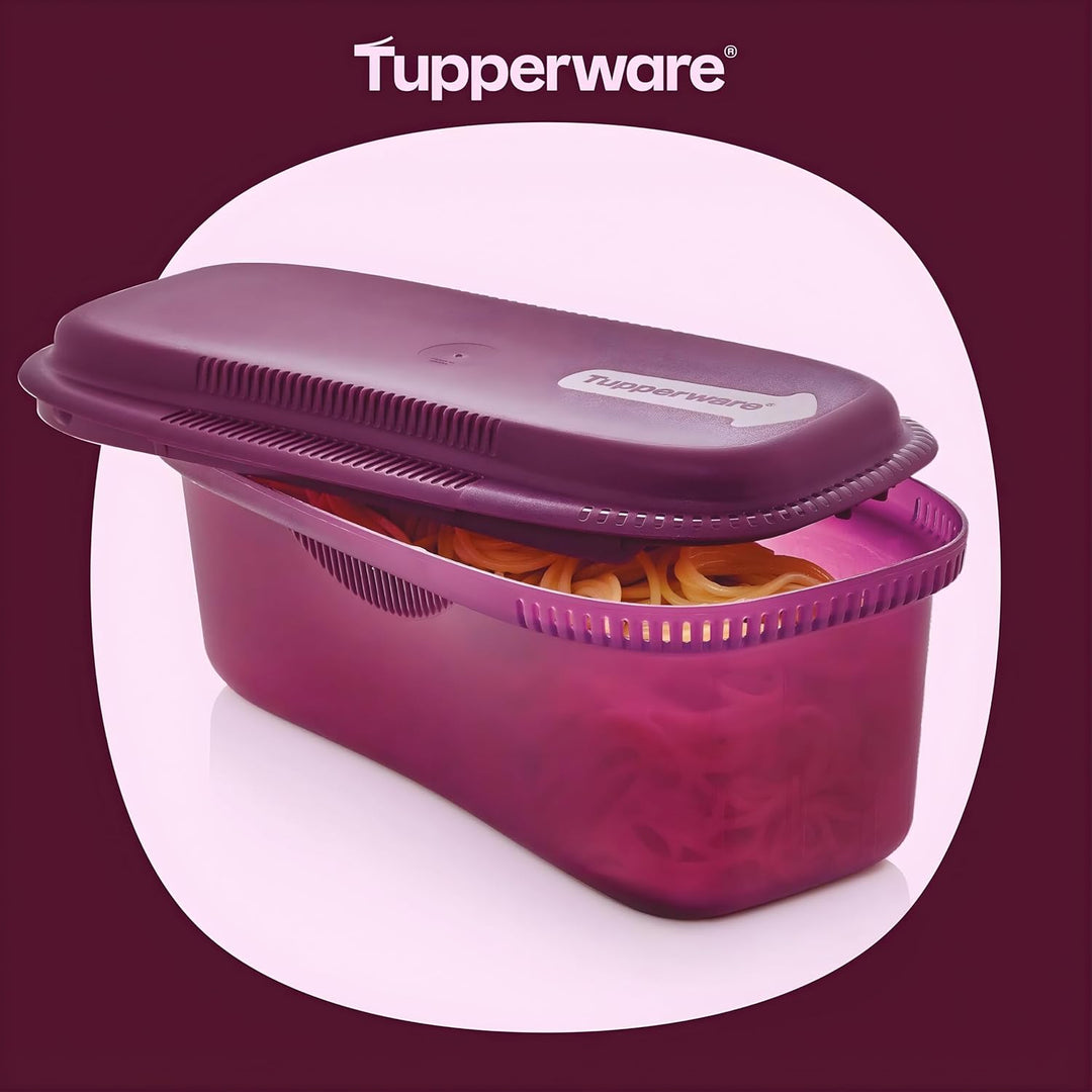 Tupperware Mikrowelle Pasta-Meister 1,9 L Lila Nudelkocher I57