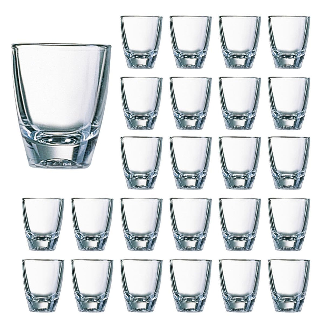 Arcoroc ARC 00065 Gin Schnapsglas, Shotglas, Stamper, 50 ml, Glas, transparent, 24 Stück Ohne Füllst