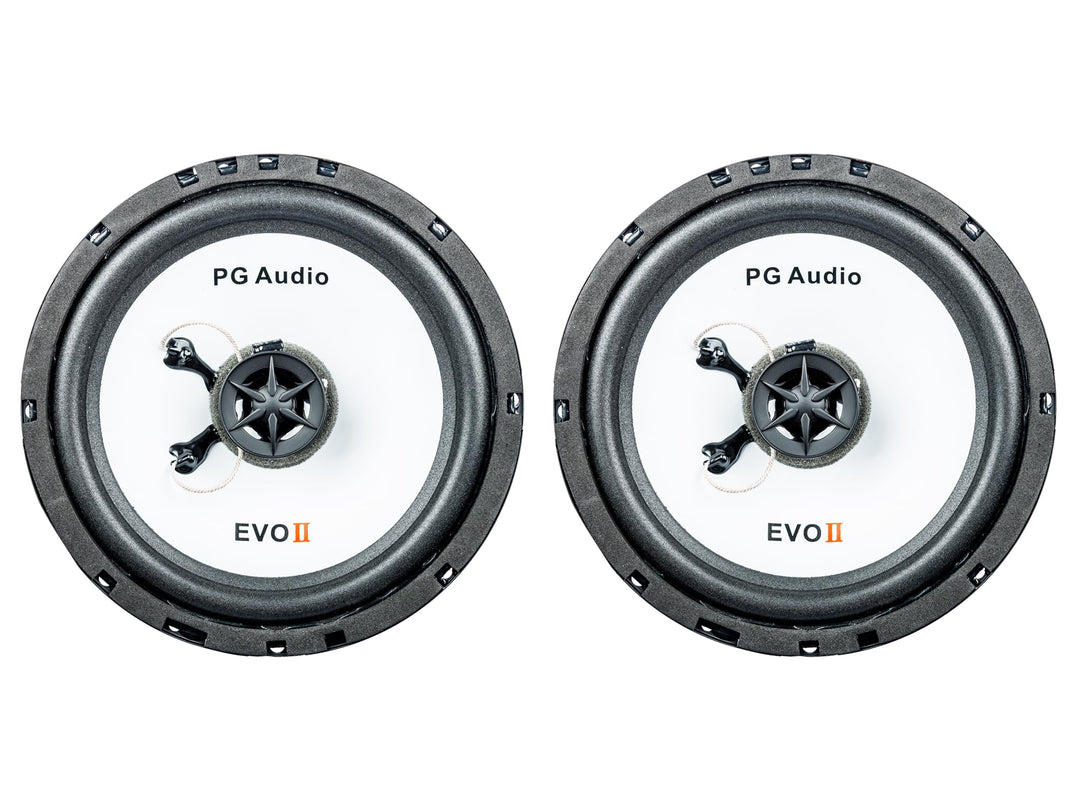 Evo II 16.5 Koaxial Lautsprecher Set, Schwarz, 200 Watt, 2-Wege, Kabelgebunden, Mindestens 2 Jahre G