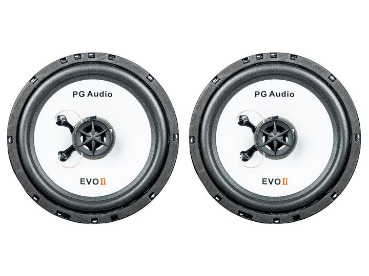Evo II 16.5 Koaxial Lautsprecher Set, Schwarz, 200 Watt, 2-Wege, Kabelgebunden, Mindestens 2 Jahre G