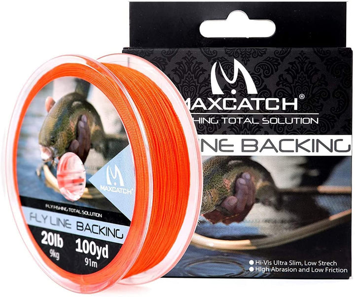 MAXIMUMCATCH Fliegenfischen Backing Fliegenfischen geflochtene Nylon Schnüre 20/30lb,100/300yards 30