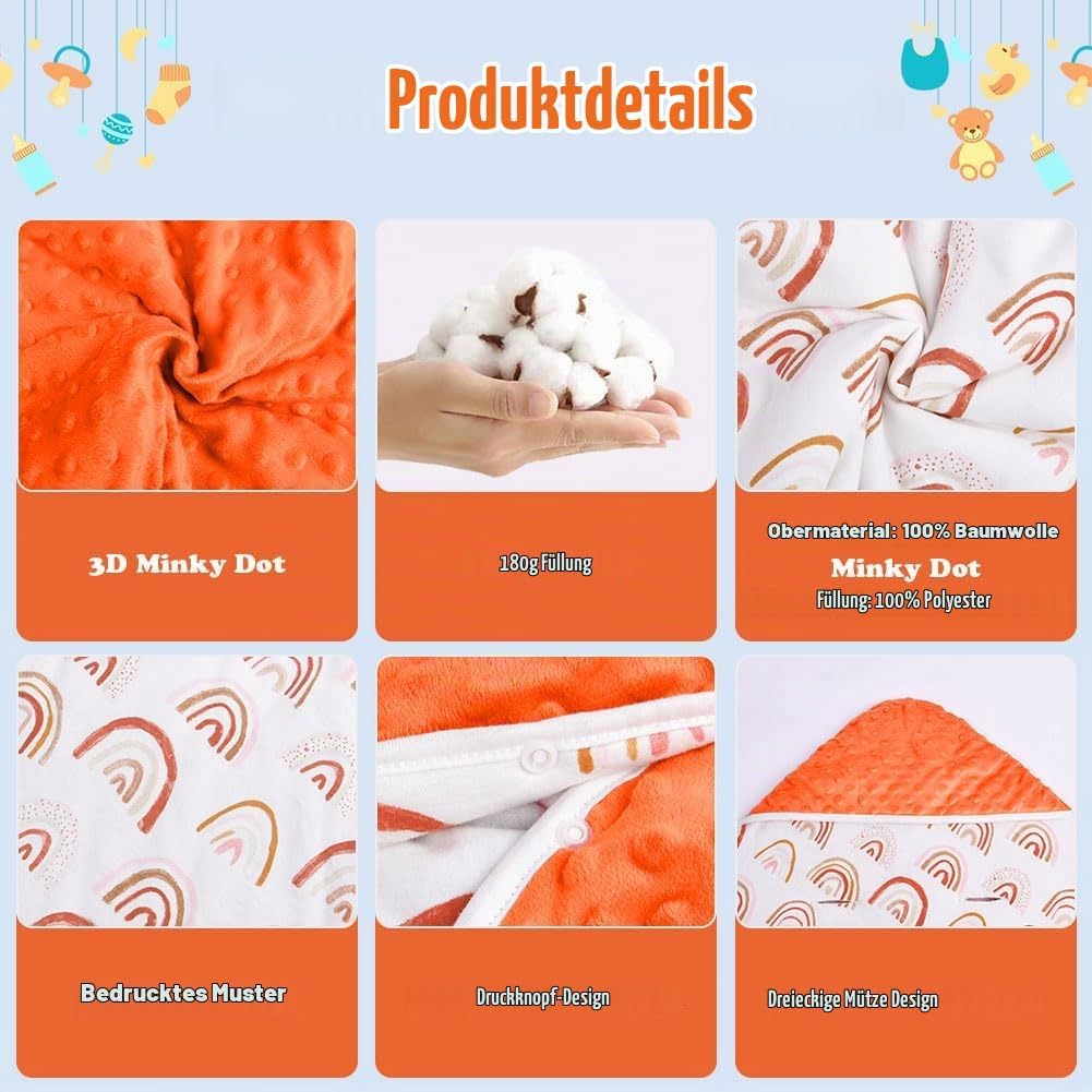 Einschlagdecke, Einschlagdecke Babyschale Decke Kinderwagen, universal Baby Babydecke für Buggy Auto