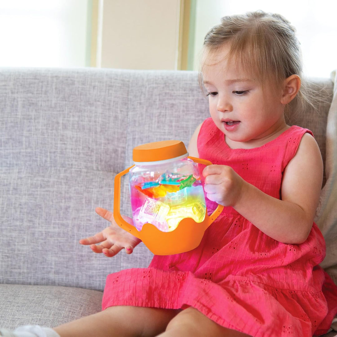 Glo Pals, Dose für sensorische Füllstoffe, Spiel für Kinder ab 18 Monaten, unterstützt die sensorisc