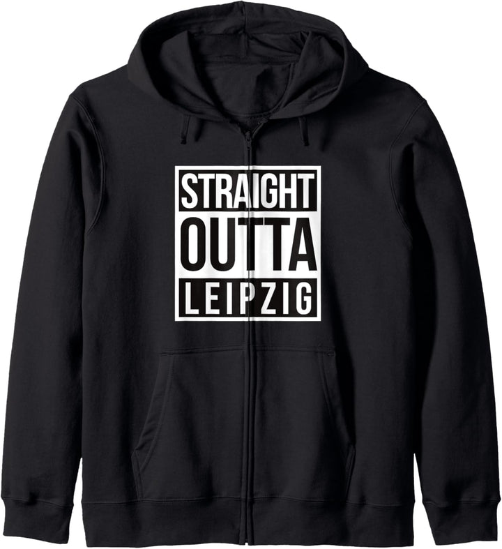 Straight Outta Leipzig Kapuzenjacke