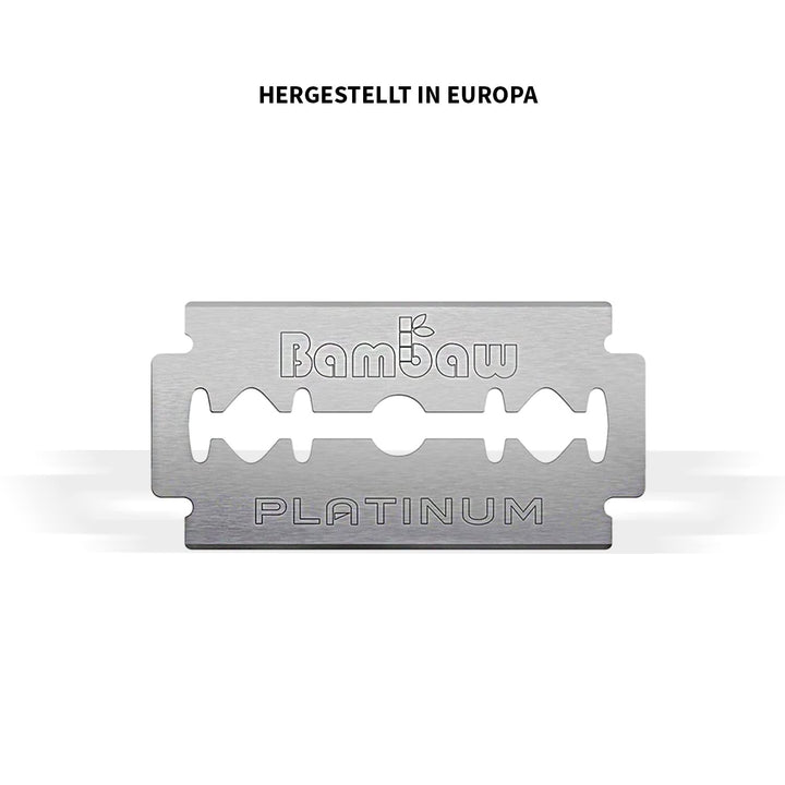 Rasierhobel Klingen | 100 universale Rasierklinge - Vorrat für 18 bis 24 Monate | Damen & Herren für
