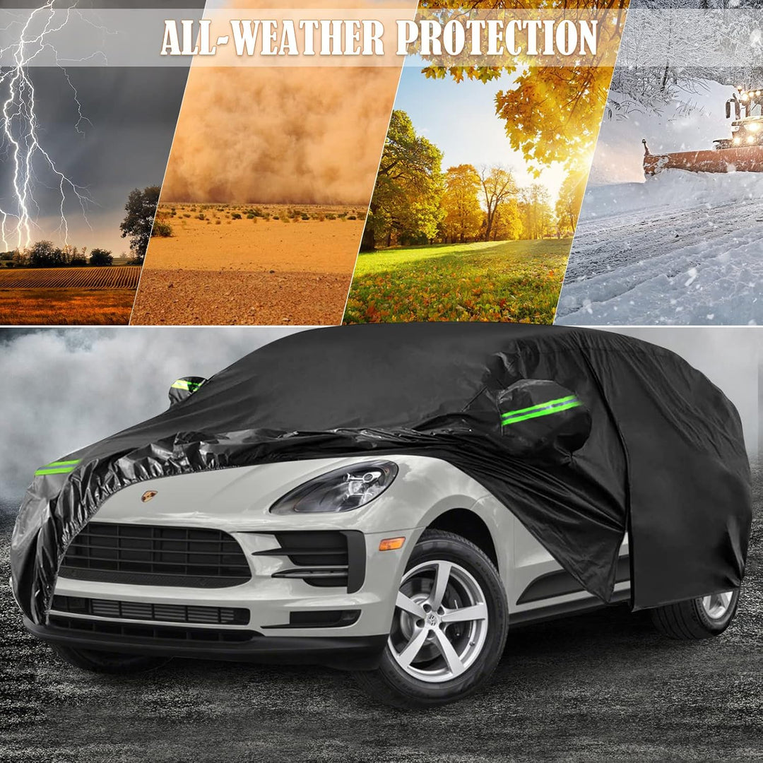 wasserdichte Autoabdeckung Kompatibel mit Porsche Macan (Base), Macan S, Macan Turbo, Macan GTS 2014
