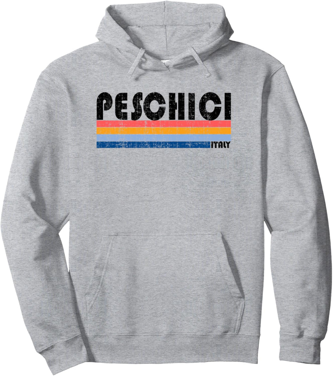 Peschici, Italien Retro 70er 80er Jahre Stil Pullover Hoodie