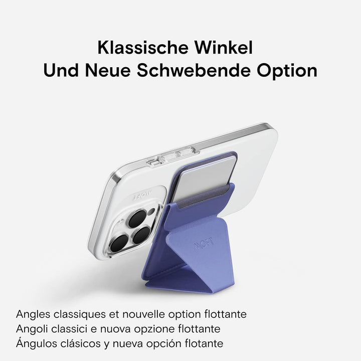 MOFT Snap-On Magnetischer Handyständer Magsafe Kompatibles Wallet für iPhone 14/13/12 Serie mit 3 Be