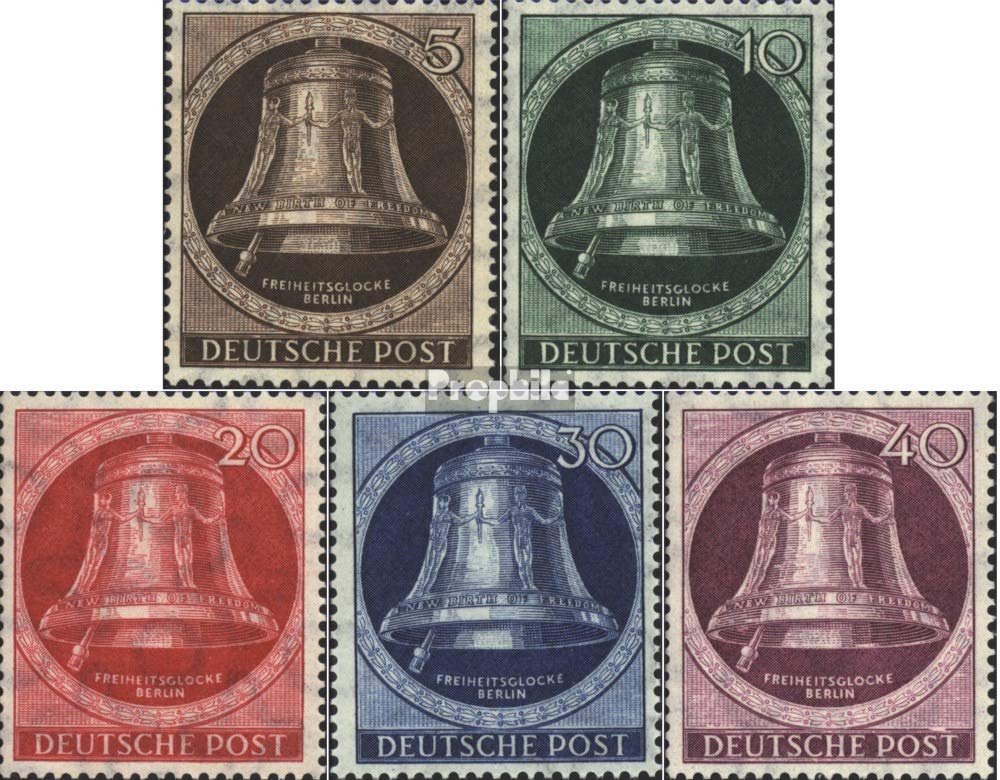 Prophila Collection Berlin (West) 75-79 (kompl.Ausg.) 1951 Freiheitsglocke Links (Briefmarken für Sa