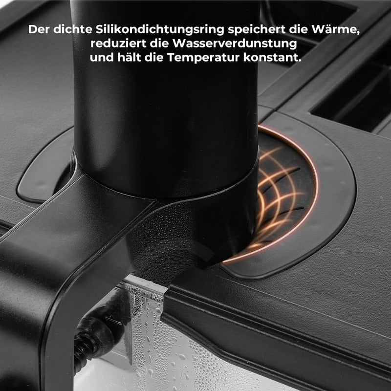 Sous Vide Behälter mit Deckel Sous Vide Container mit Rack 11L für Sous Vide Stick Garer Mehrere Mar