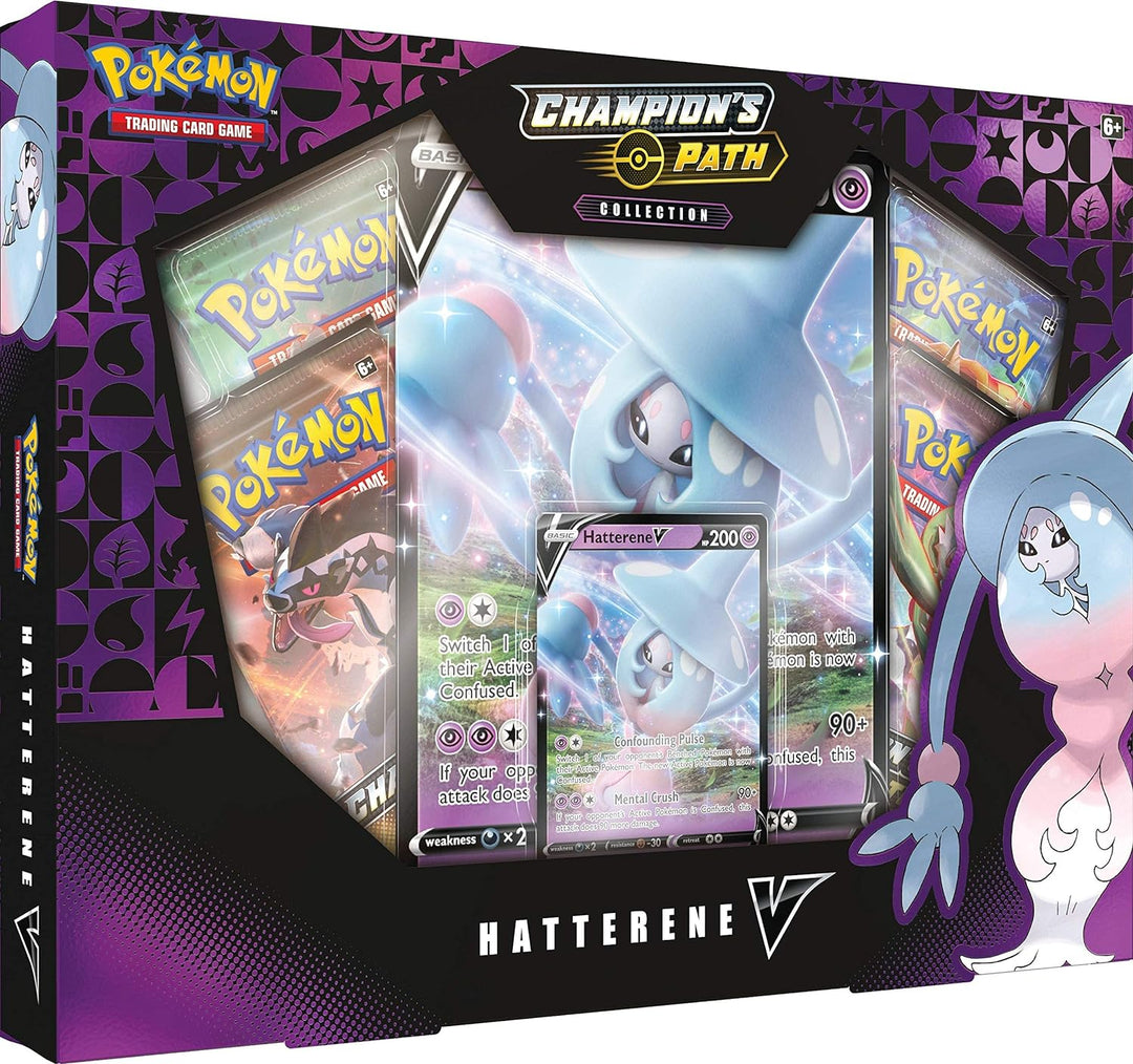 Pokémon Champion's Path Hatterene V Collection Box Hatterene V-Box, Hatterene V-Box