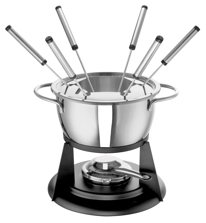 ROHE Fonduetopf Fenja aus Edelstahl hergestellt, mit einem Volumen von: 1.8L, in der Grösse: 18cm, 2