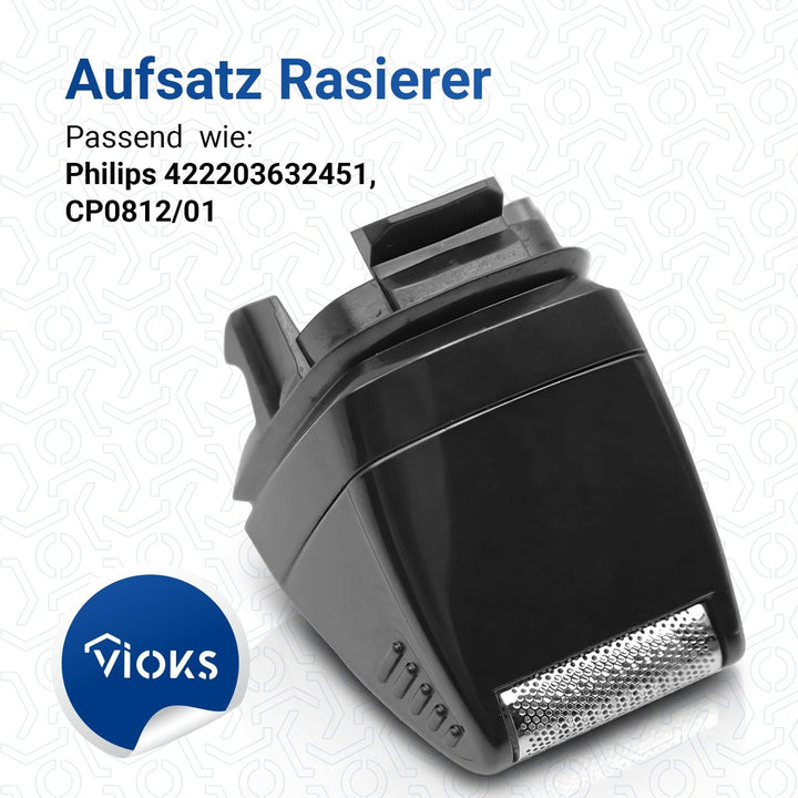 VIOKS Aufsatz Rasierer Ersatz für Philiрs 422203632451 CP0812/01 Haarschneider Aufsatz für Philiрs R
