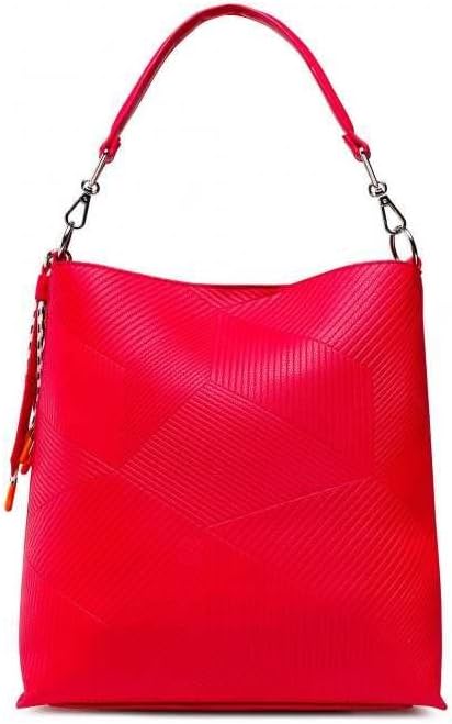 Desigual Damen Bols_rapsodia Butan Umhängetasche, Einheitsgrösse Rot, Rot