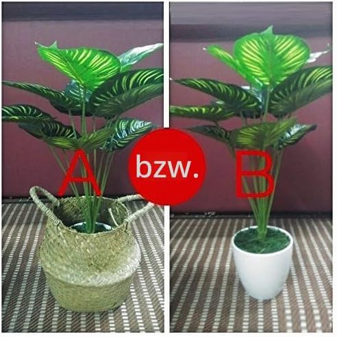 GOODCHANCEUK 3er Set Wäschekorb Faltbar Seegras Blumenkorb Handgewebt Blumen Stroh Korb für Pflanze