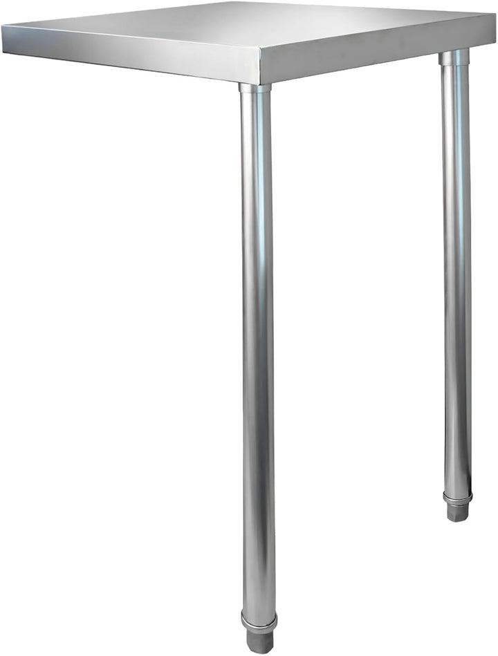 FIXKRAFT Edelstahl-Ecktisch Grill- oder Arbeitstisch Outdoor Gartenküche Regal-Verbindung