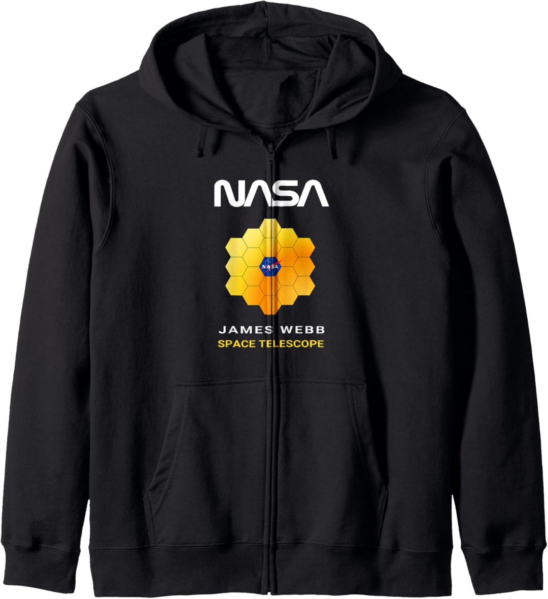 NASA James Webb Space Telescope JWST Worm Insignia ESA CSA Kapuzenjacke