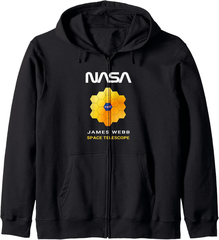 NASA James Webb Space Telescope JWST Worm Insignia ESA CSA Kapuzenjacke