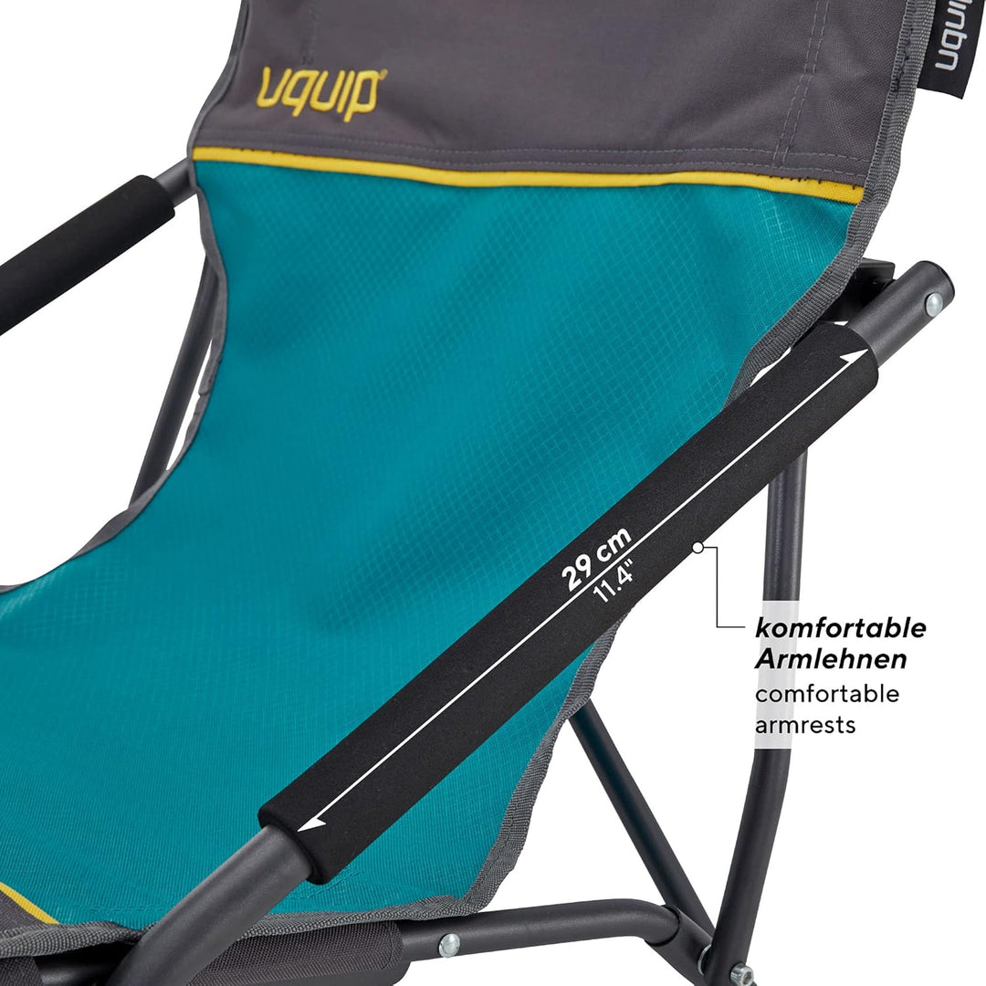 Uquip Campingbedarf, Stahl, Rip Stop Polyester 600 D, Blau, Standard