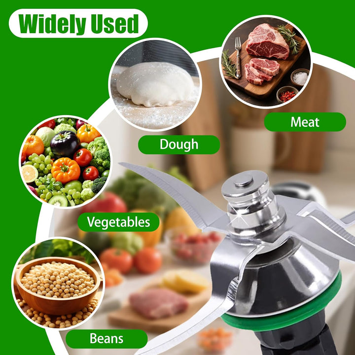 Mixermesser für Vorwerk Thermomix TM5 TM6, Edelstahl Thermomix TM5 TM6 Ersatzmesser mit Dichtring