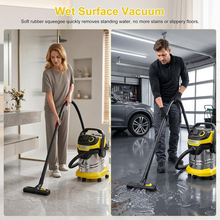 Bodendüse für Kärcher WD2 WD3 WD4 WD5 WD6 MV3 MV4, 35mm Staubsauger-Bodendüse Ersatzteil, Nass-Trock