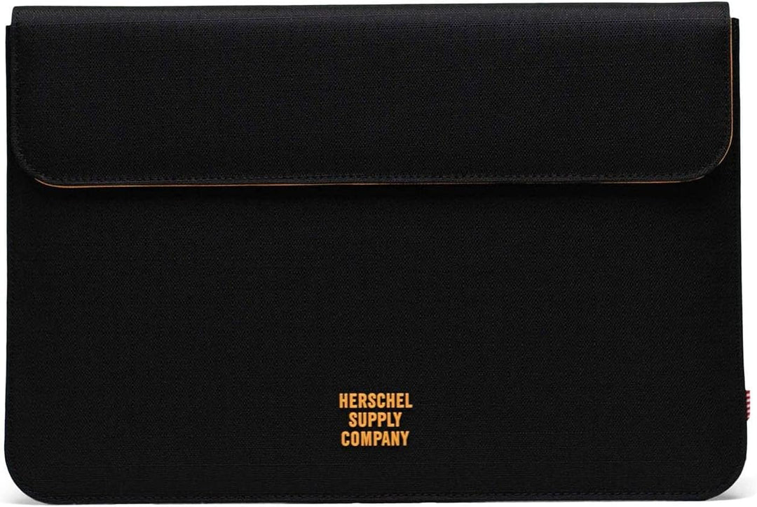 Herschel Spokane Sleeve 12 inch MacBook Black Ripstop/Blazing Orange