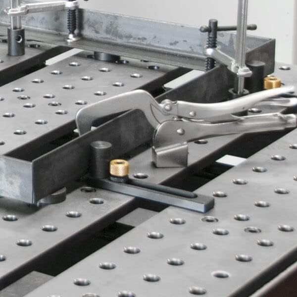Inserta-Zange, ø 1,6 cm Einsatz, 7,6 cm Halstiefe, 10,2 cm Öffnung, Tischmontageklemme, Heckkurbelgr