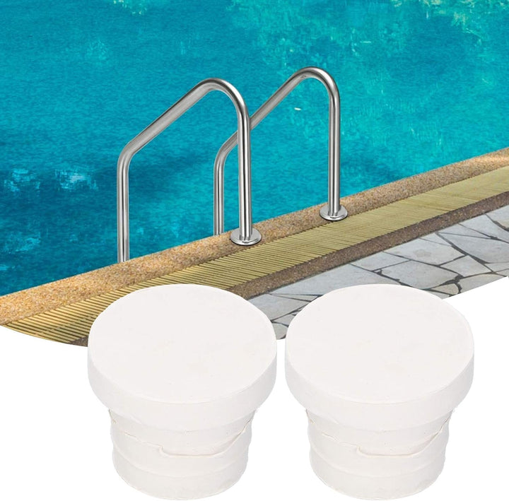 Alvinlite Poolleiter Gummipuffer 4er Set Weisse Leiter Stossstangen für Schwimmbadleitern 4pcs, 4pcs