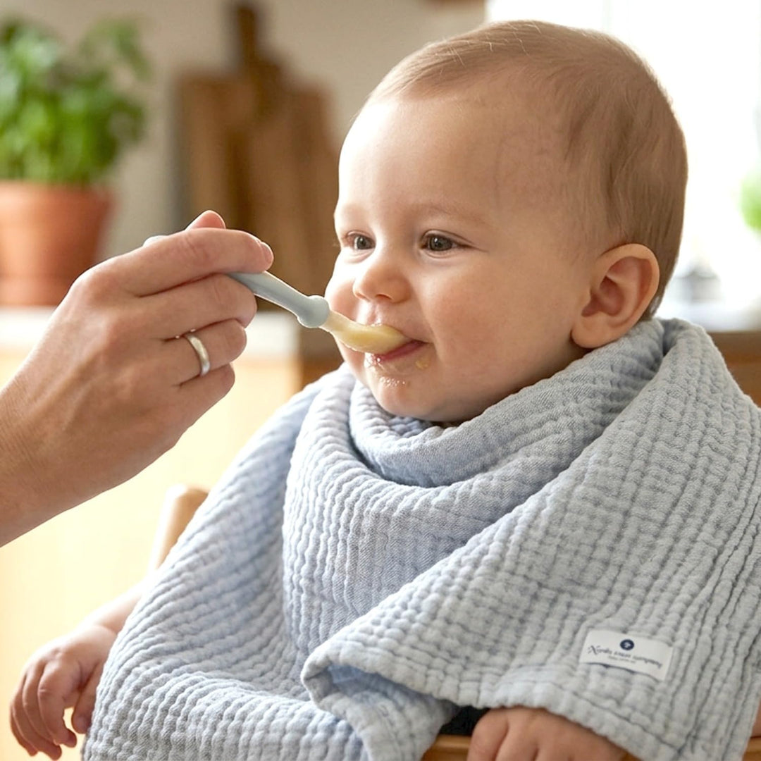 Nordic Coast® Musselindecke Baby – Mulltücher aus Baumwolle – Atmungsaktive Babydecke – Spucktuch, S