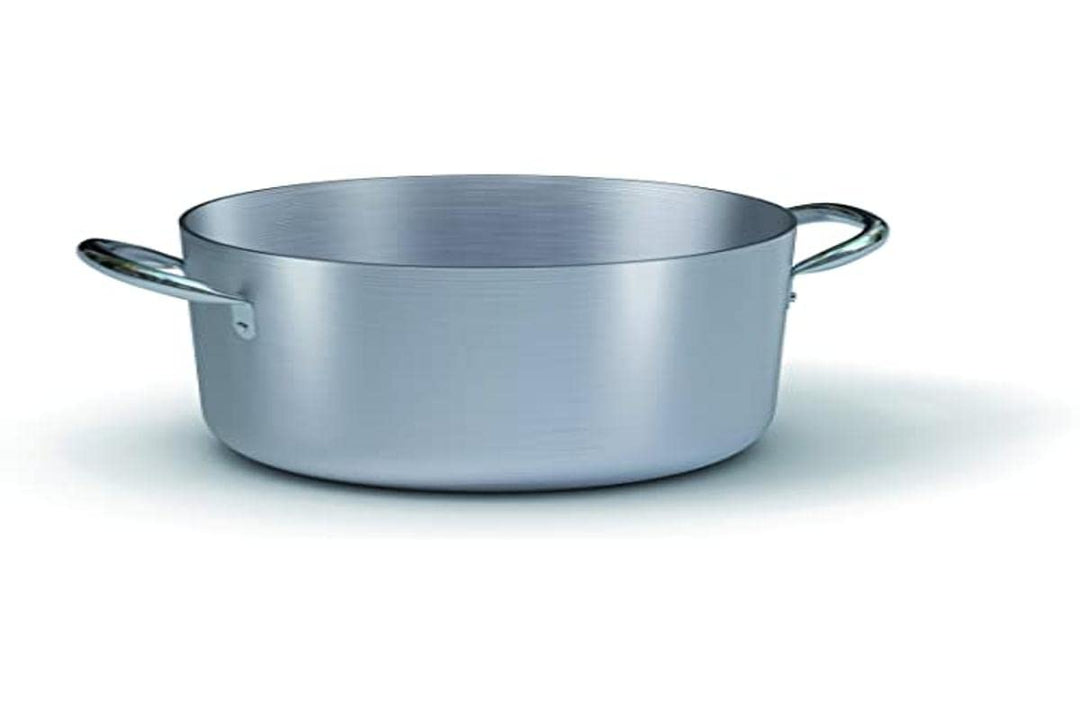 BALLARINI Profi Kasserolle Media mit 2 Griffen, Aluminium, Grau, 36. cm