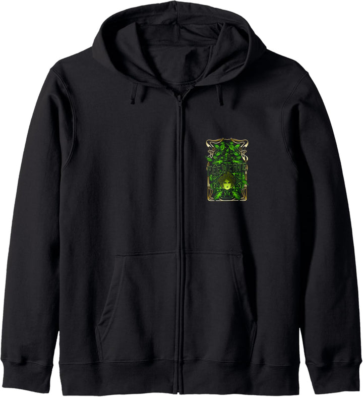 Absinth Art Nouveau Design La Fée Verte - das coole Absinth Kapuzenjacke