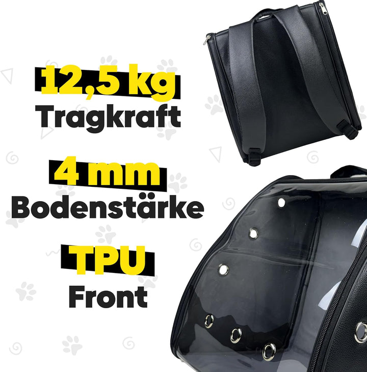 EVE Textile Hunderucksack | Katzenrucksack | Hundetasche | Katzentasche | Hunde Wanderrucksack | Kat