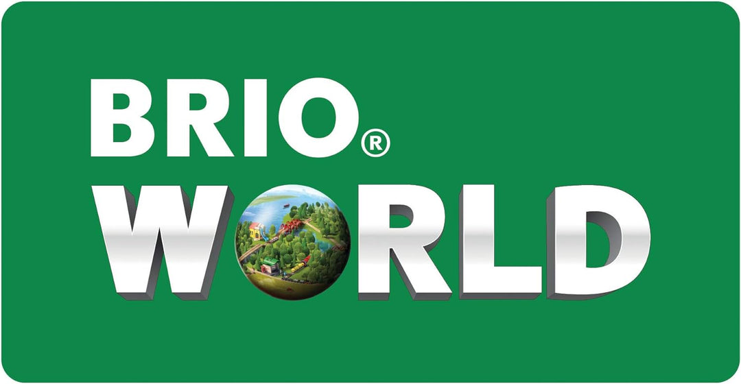 BRIO 33341000-1/1 Gerade Gleise (D) (Packung mit 2) Einheitsgrösse (Packung mit 2), Einheitsgrösse (